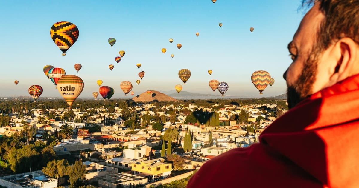 CDMX: Vuelo en Globo a Teotihuacán con Excursión Opcional a las Pirámides