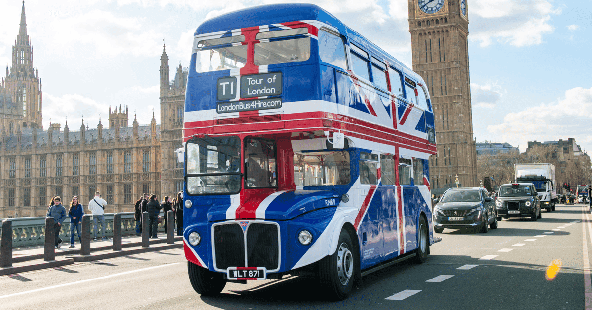 London: Great British Afternoon Tea Bus Tour