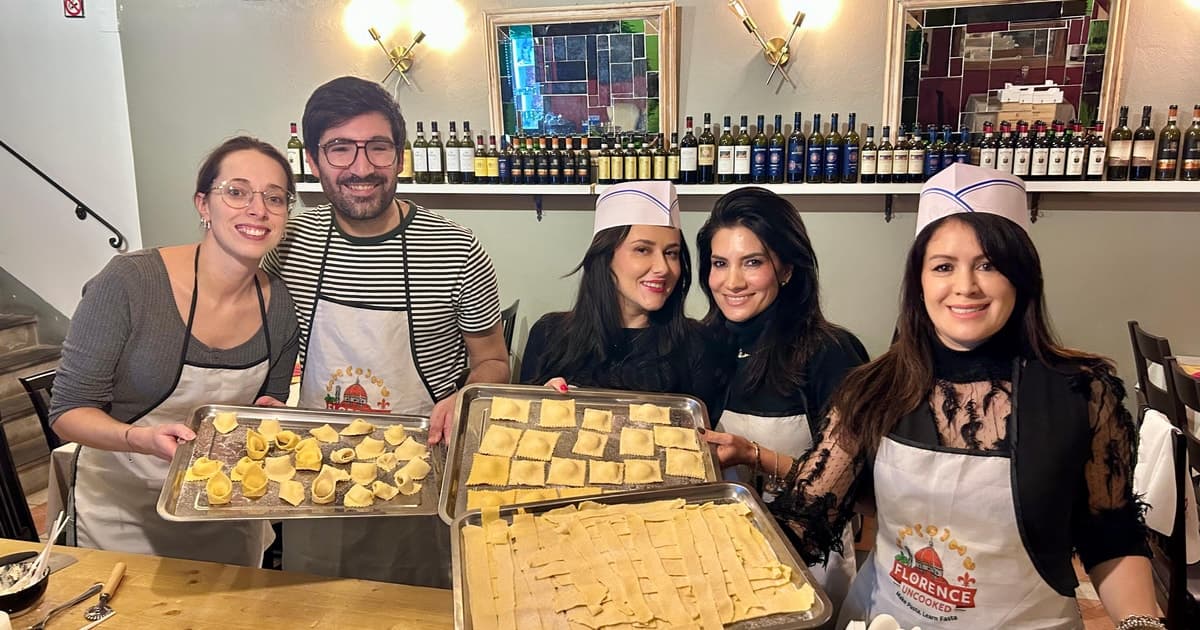 Florence: Gluten Free Pasta Cooking Class with Wine