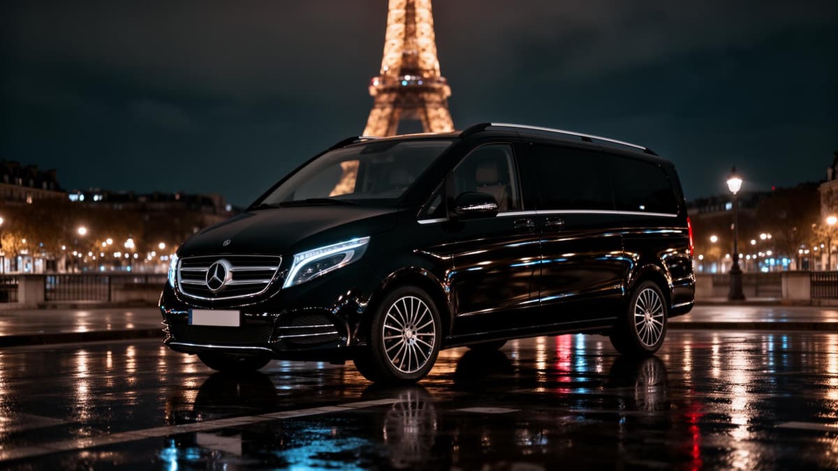 Paris by Night: Luxury Mercedes Tour, Guide & Champagne