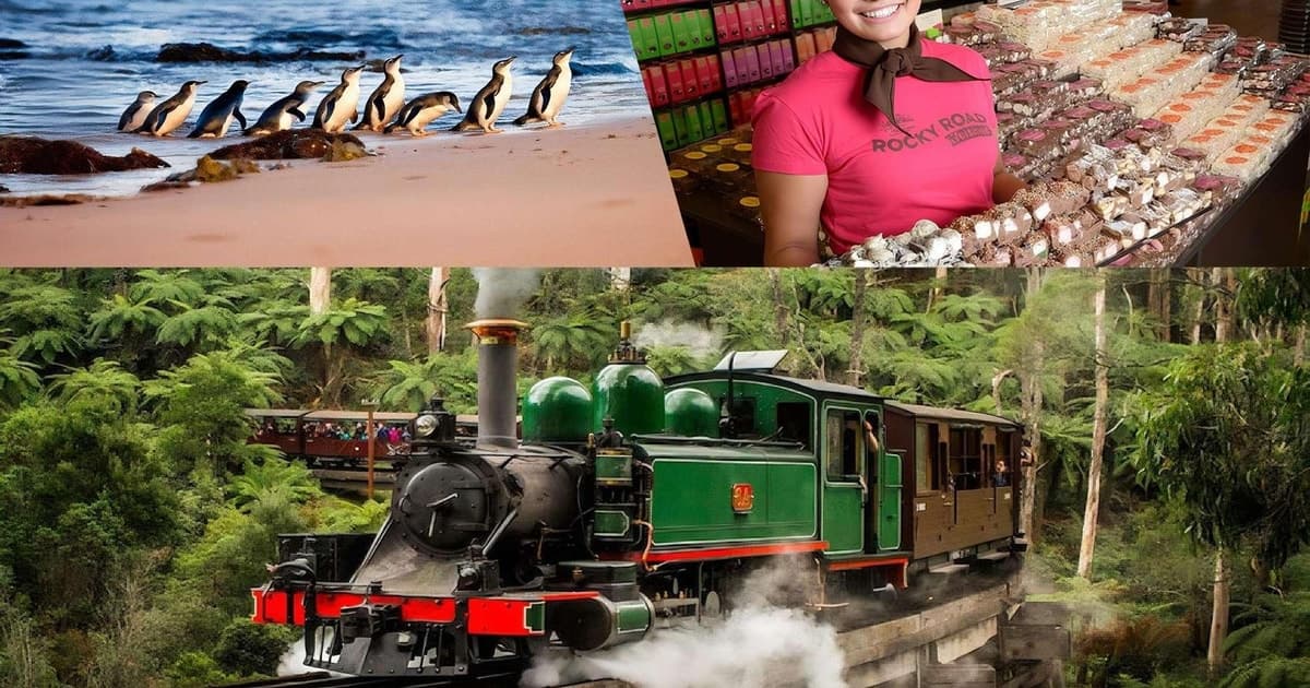 Puffing Billy Penguin Parade Chocolate Winery Bush Walk Tour