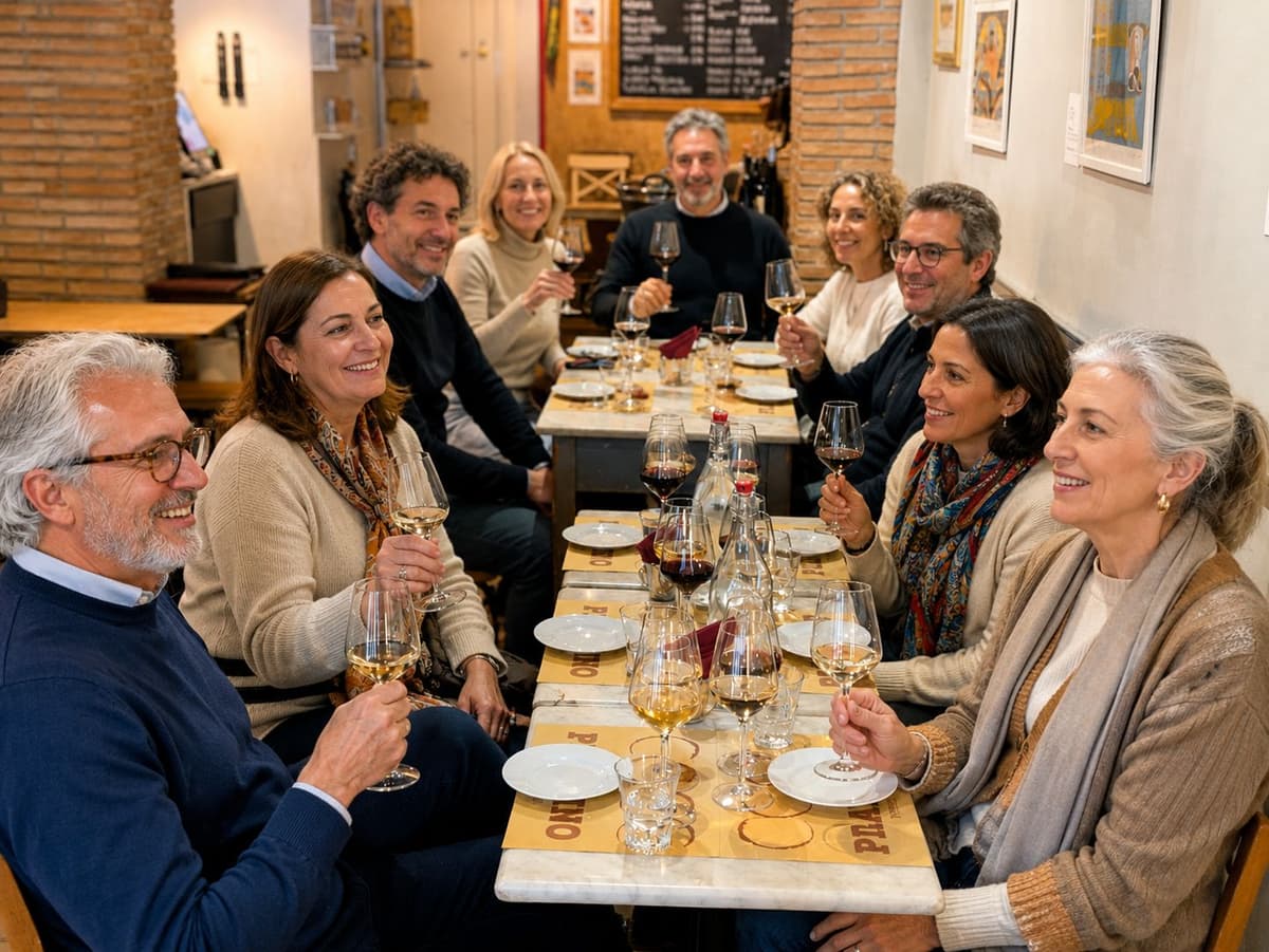 Rome: Lazio Wine Tasting with the iconic Roman Street Food