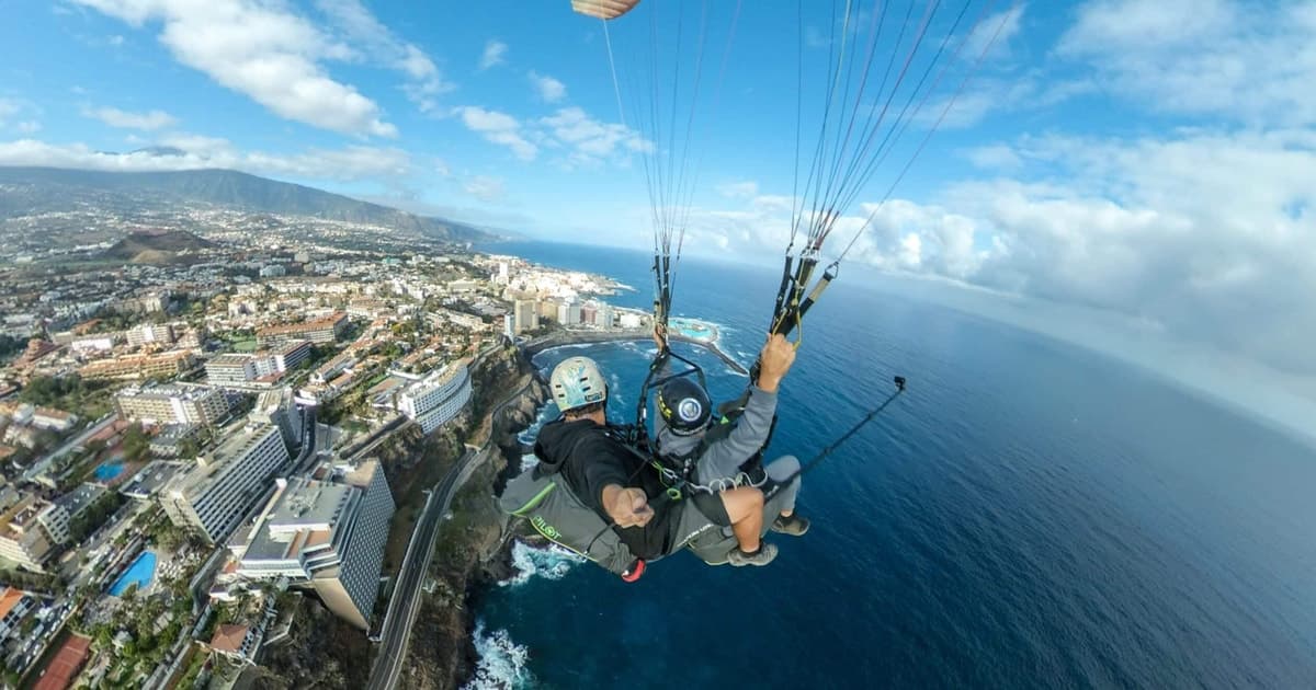 Parapente en Puerto de la Cruz