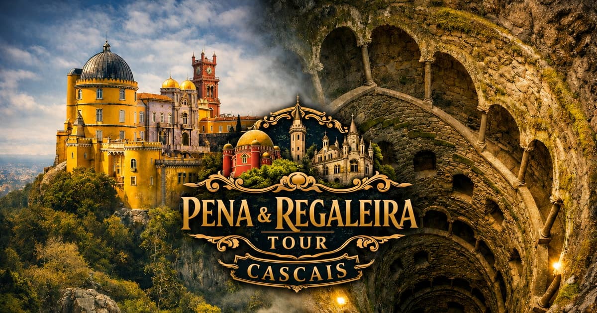 From Lisbon : Pena Palace, Regaleira & Cascais Small-Group