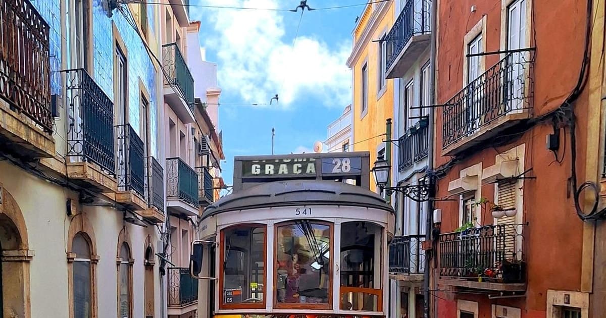 Tour por Lisboa con tranvias: Principe Real a Graça y Miradores