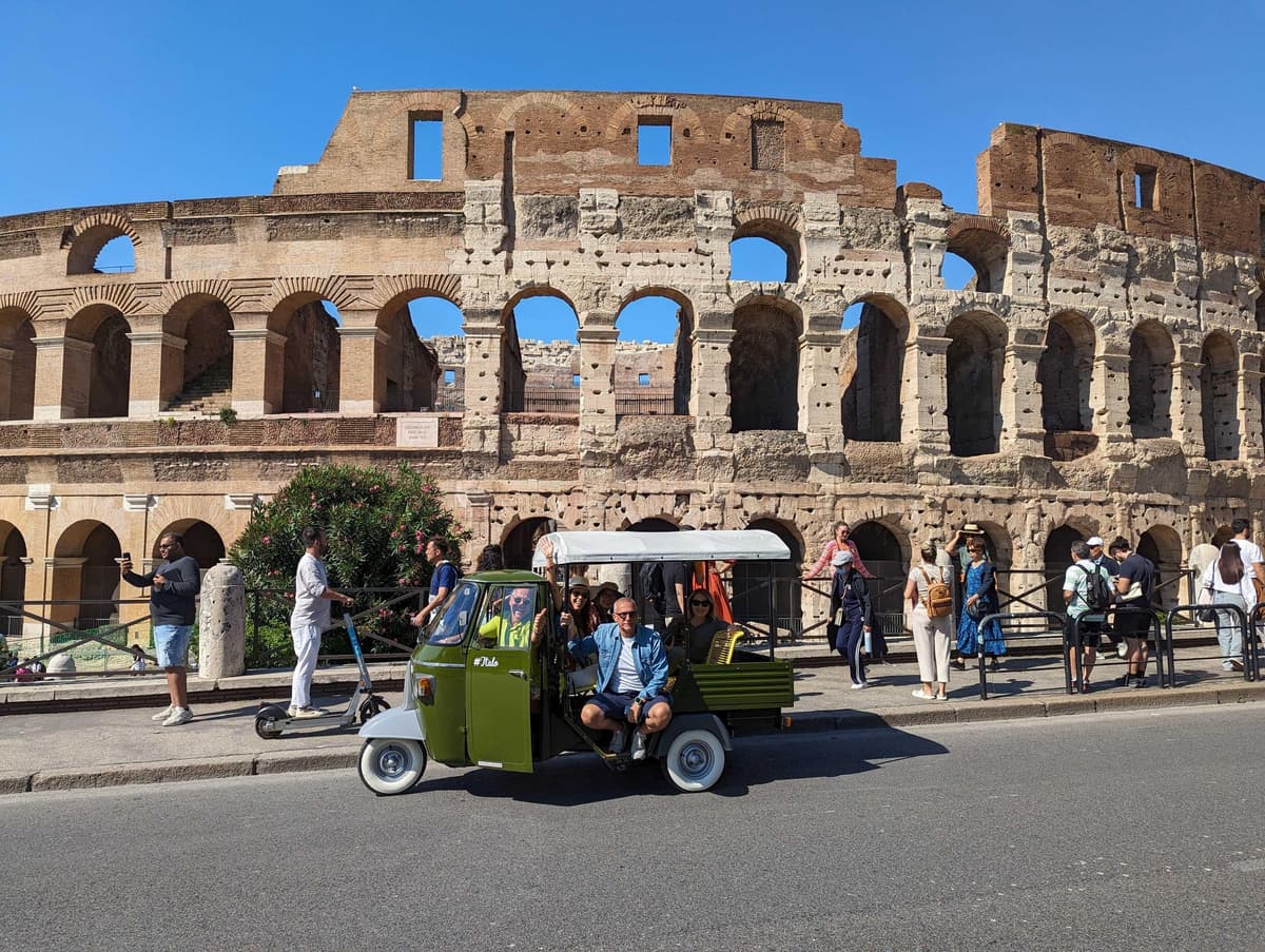 Rome: Private Food Tour by Italian Tuk Tuk