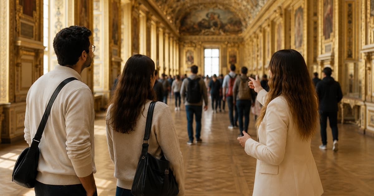Mona Lisa y tesoros: experiencia guiada por el Louvre para un máximo de 6 personas