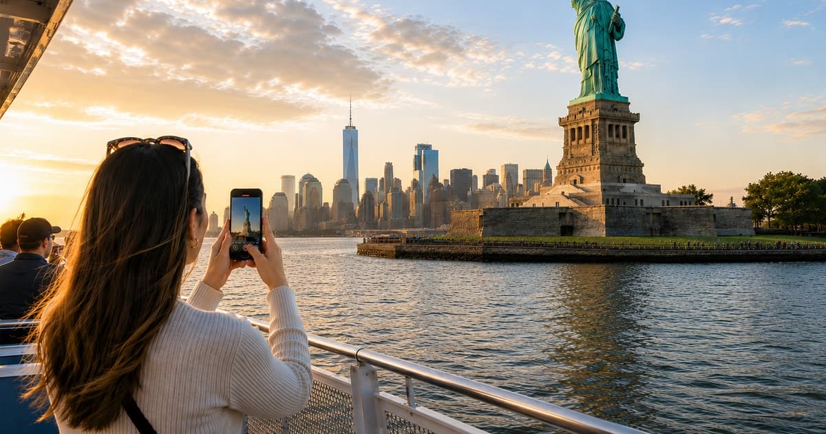 NYC: Statue of Liberty Sightseeing Cruise from Downtown