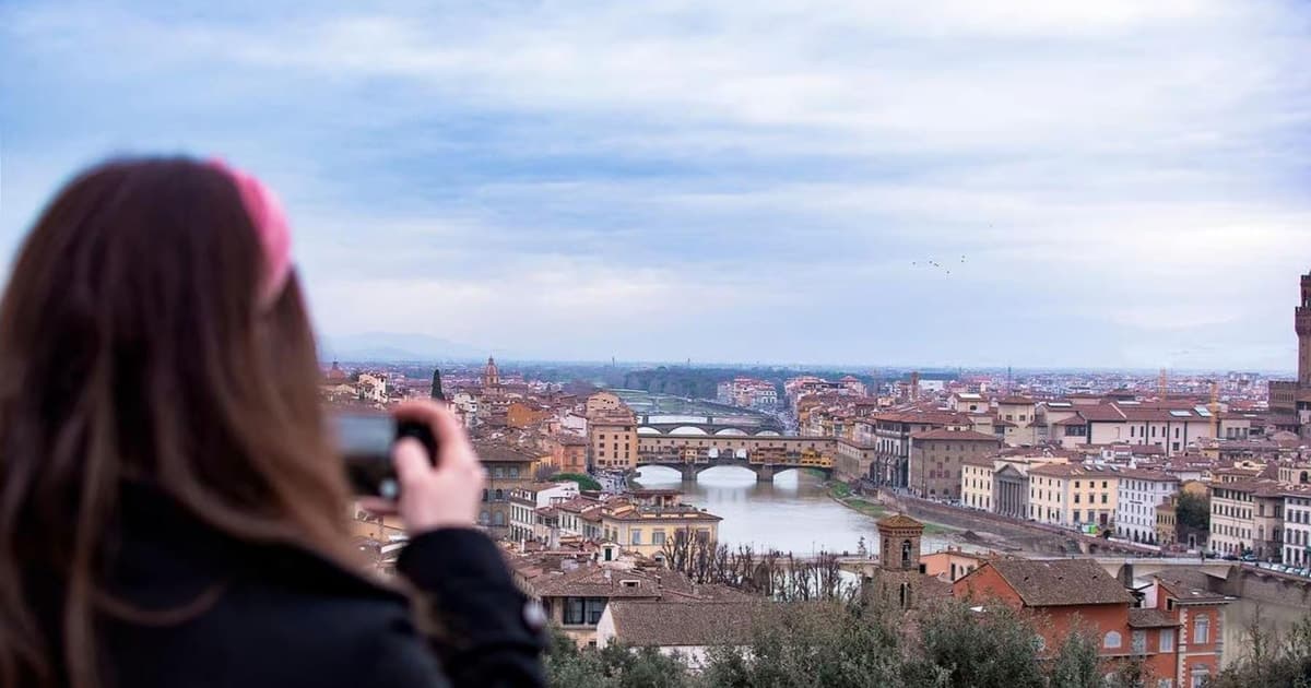 Florence: Visit Piazzale Michelangelo by Golf Cart w. Driver