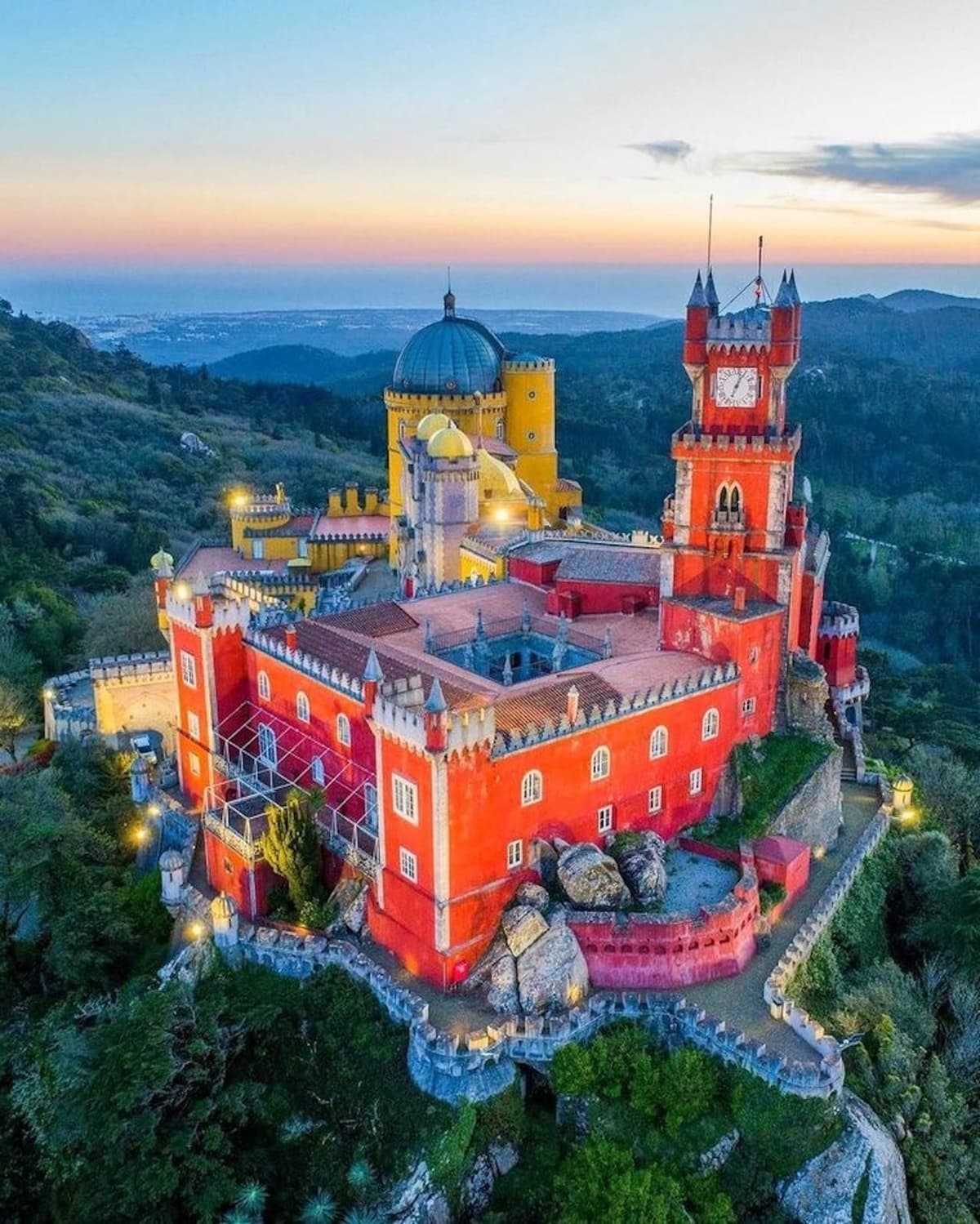 Sintra Polski Przewodnik+Pena Palce + Cabo da Roca + Cascais