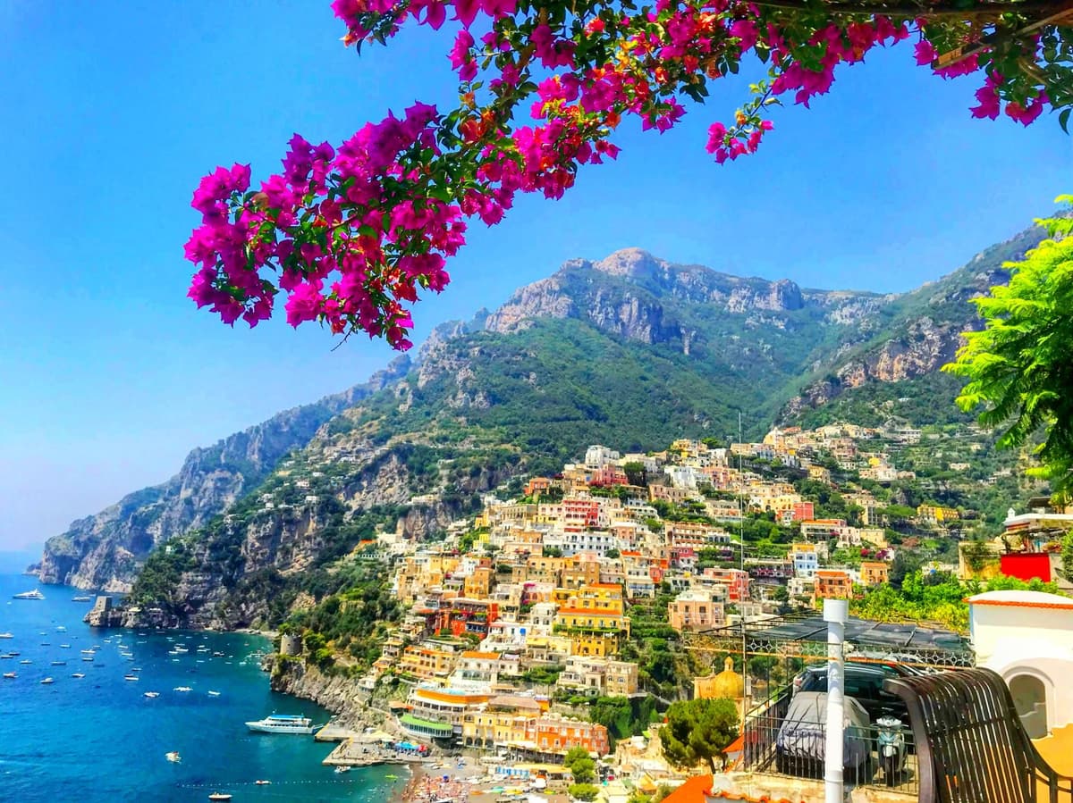 Desde Roma: Pompeya y la costa de Amalfi con Positano o Sorrento