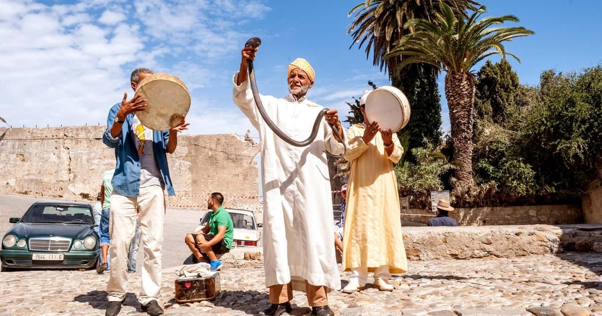 Desde la Costa del Sol: excursión de 1 día a Tánger con almuerzo tradicional