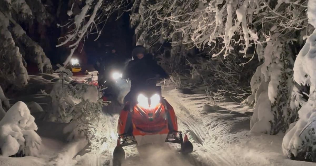 From Krakow: Zakopane Snowmobile NIGHT Ride, Bonfire,