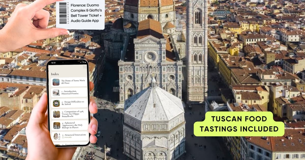 Florence Giotto Bell Tower timed ticket with AudioApp