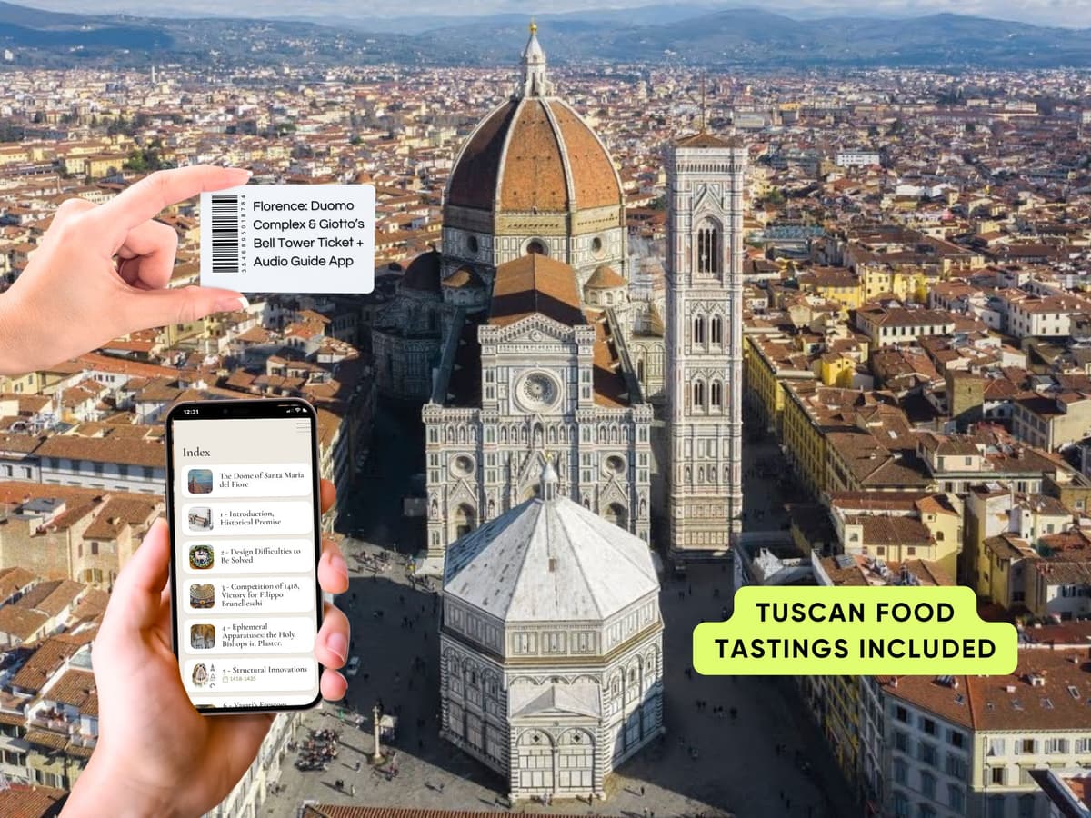 Florence Duomo Complex & Giotto's Bell Tower Ticket+AudioApp