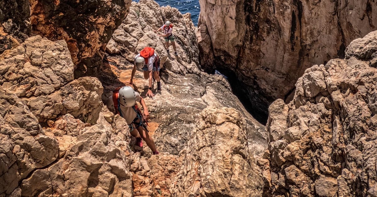 Marsella: Sormiou en tirolina por las Calanques (nivel 1)