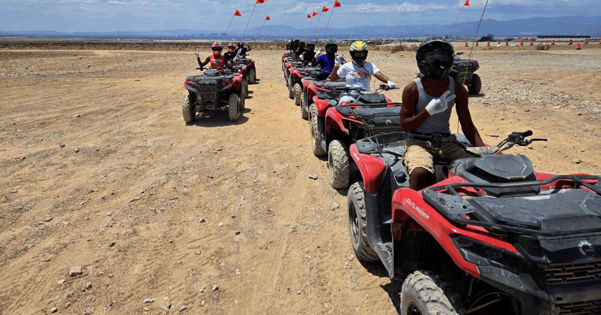 From Las Vegas: Nellis Dunes ATV Tour with Shuttle Transfer