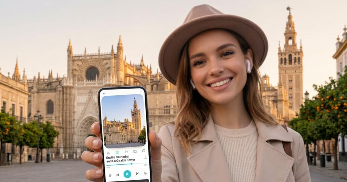 Seville: Cathedral & Giralda Ticket & Digital Tour+City Walk