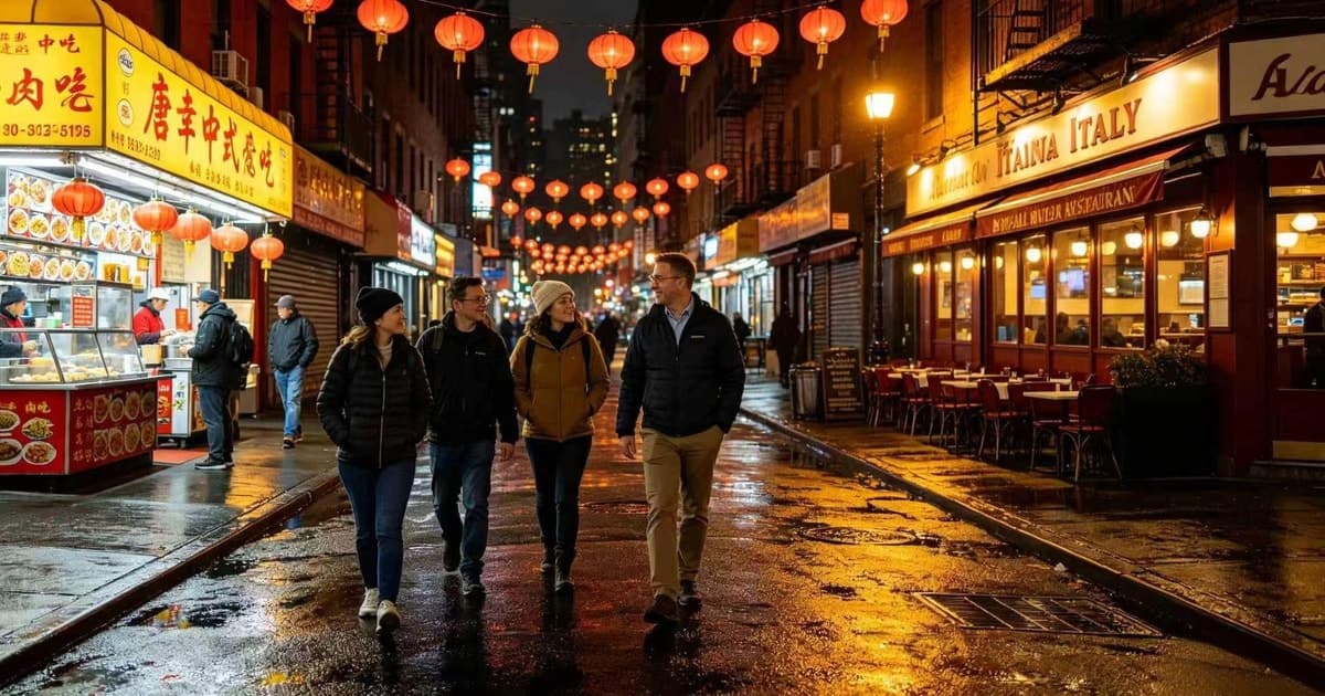 Chinatown & Little Italy at Night: Food, Culture & Stories