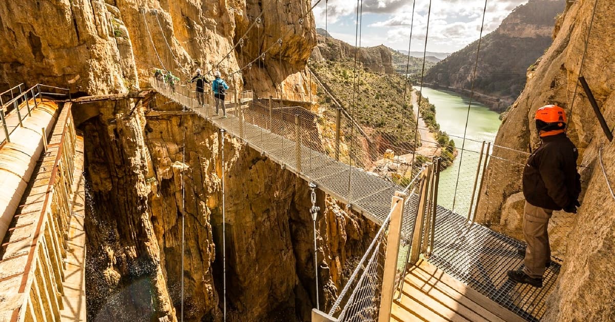 Desde la Costa del Sol y Málaga: Tour guiado por el Caminito del Rey