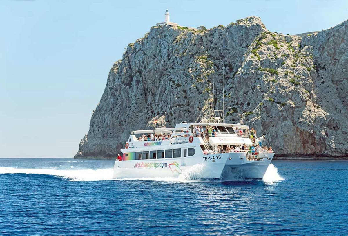 Alcúdia: viaje en barco a Cap de Formentor y Formentor