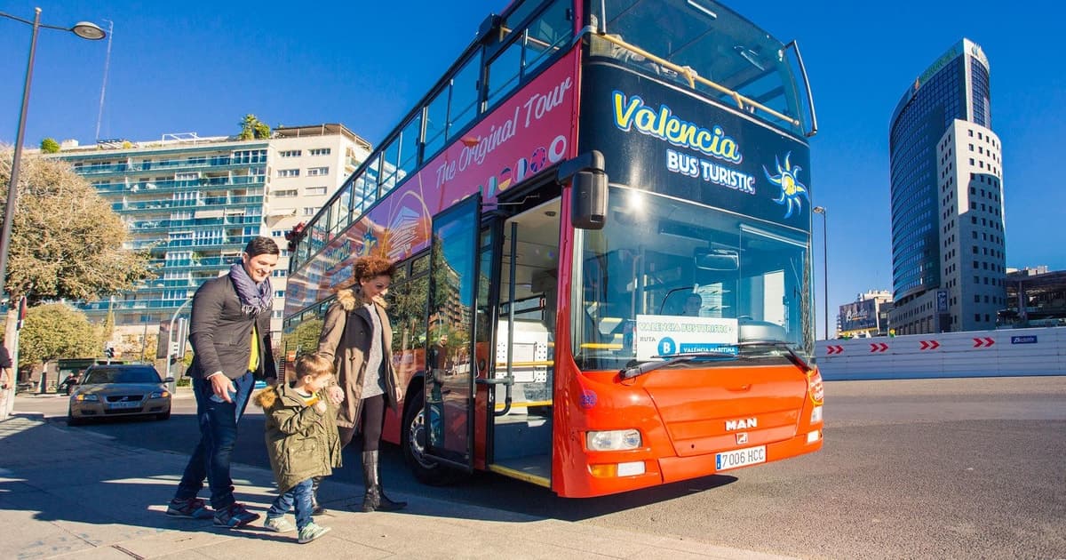Valencia: Billete de autobús turístico Hop-on Hop-off de 24 ó 48 horas