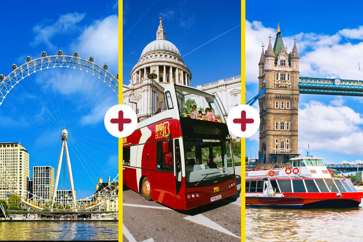 London: London Eye, River Cruise, & Hop-on Hop-off Bus Tour