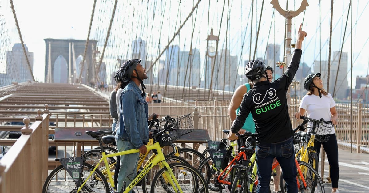 From Manhattan: 2-Hour Brooklyn Bridge Sightseeing Bike Tour