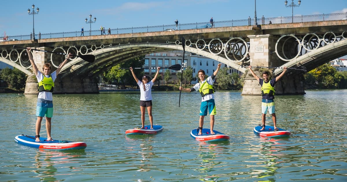 Sevilla: tour de 1,5 horas de paddle surf de día