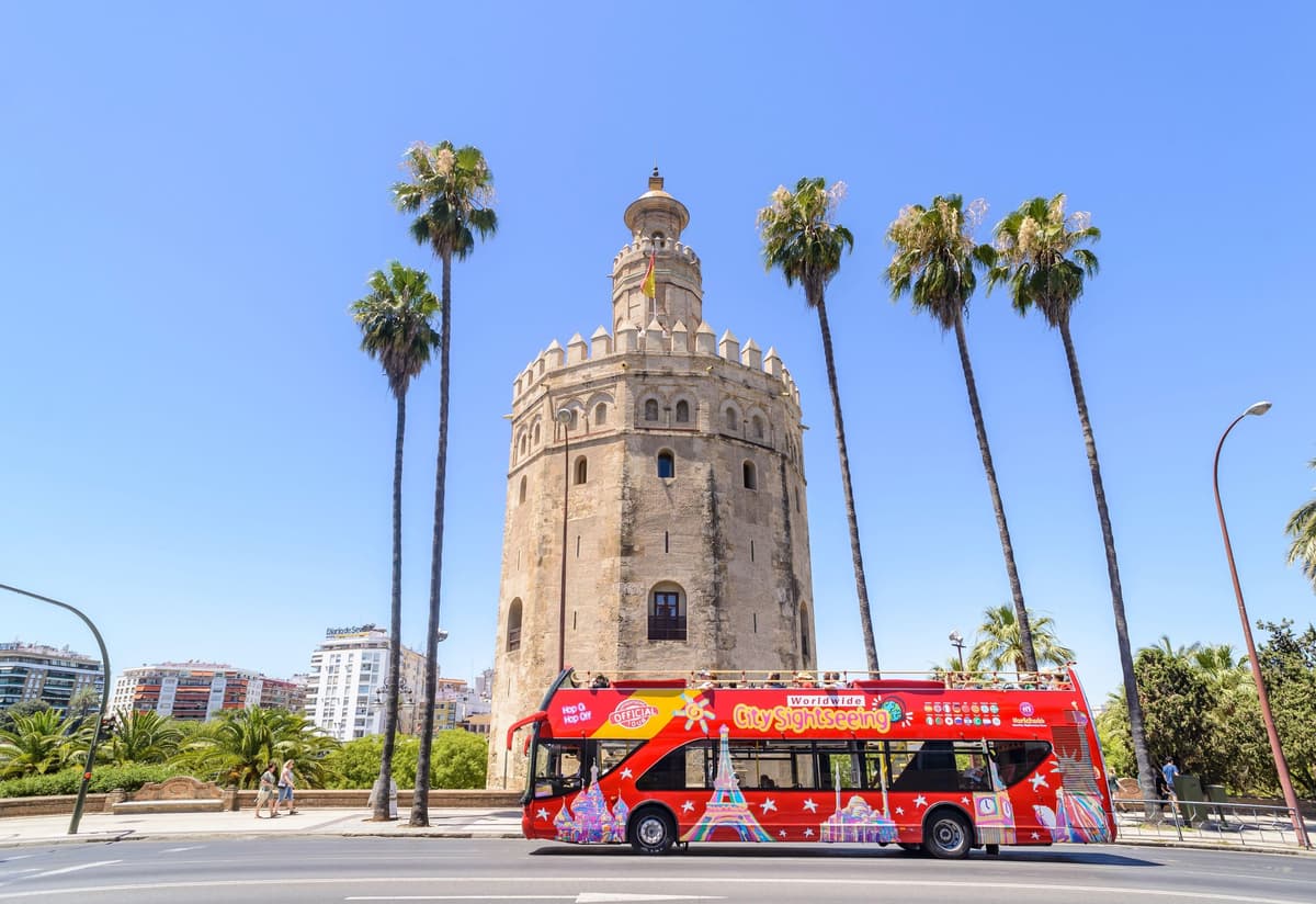 Seville: City Sightseeing Hop-On Hop-Off Bus Tour