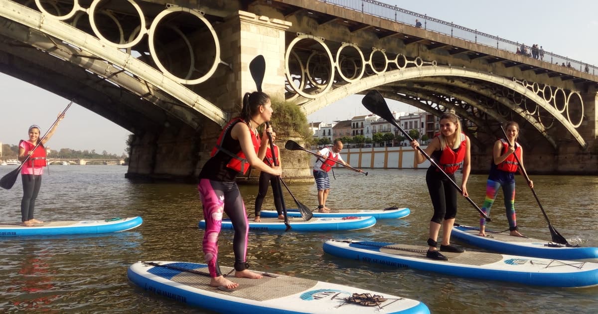 Sevilla: Clase de Paddle Surf de 2 horas