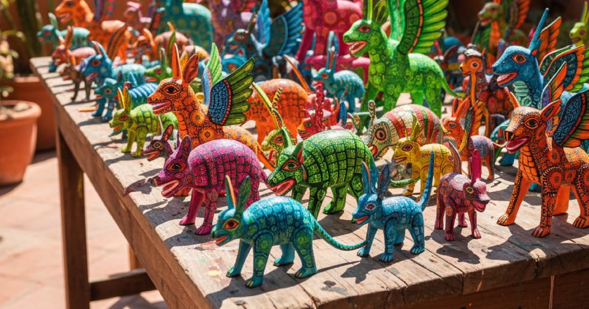 Tour Oaxaca Antigua: Monte Albán, alebrijes y artesanías