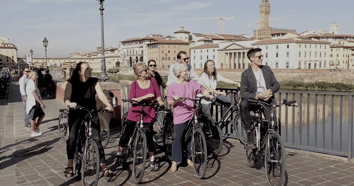 Florence: Guided Bike Tour with Piazzale Michelangelo