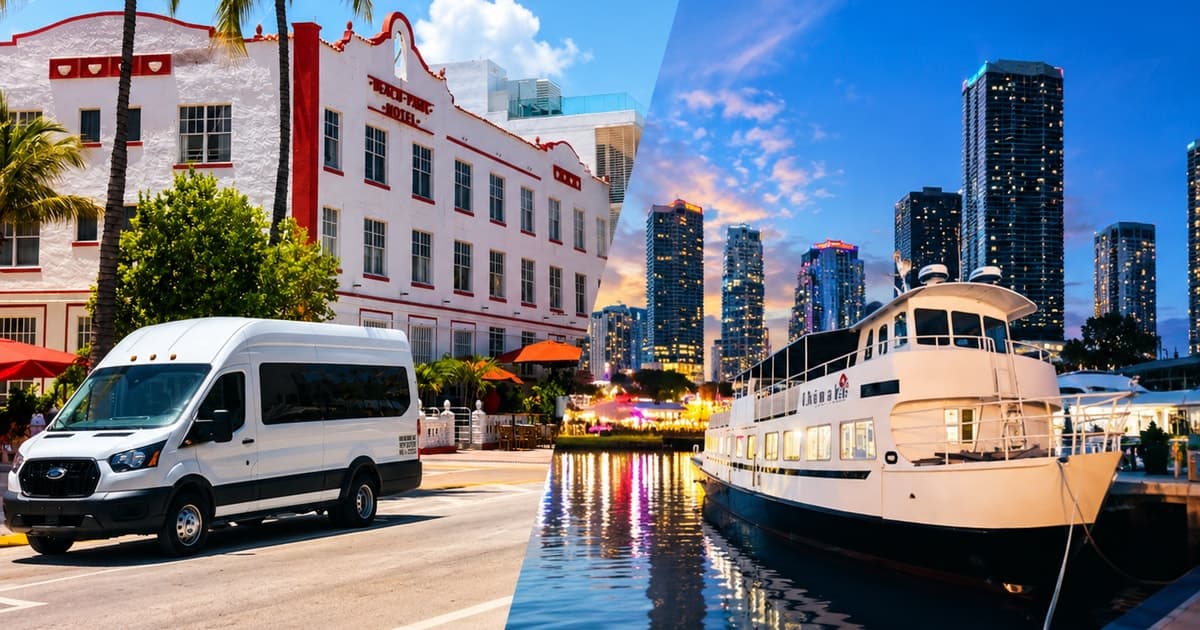 Miami: tour de la ciudad y tour en barco por Biscayne Bay