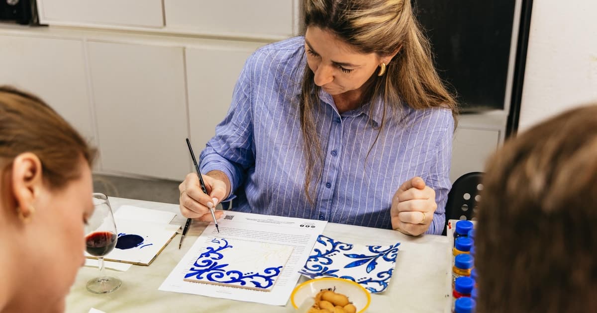 Porto: Tile Painting Workshop with Port Wine
