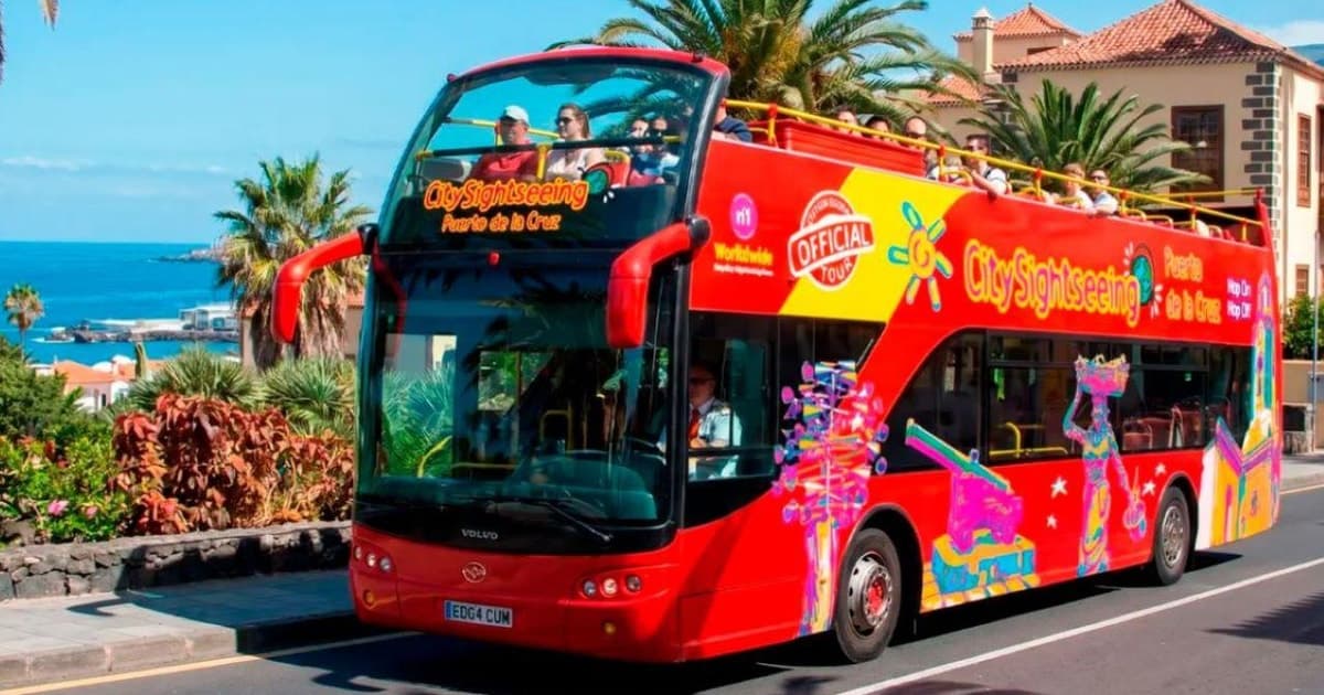 Puerto de la Cruz: tour en autobús con paradas libres de City Sightseeing