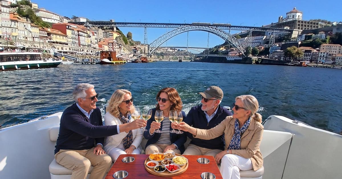Porto: Luxury Yacht Cruise, 7 Bridges, Drink & Sunset Option