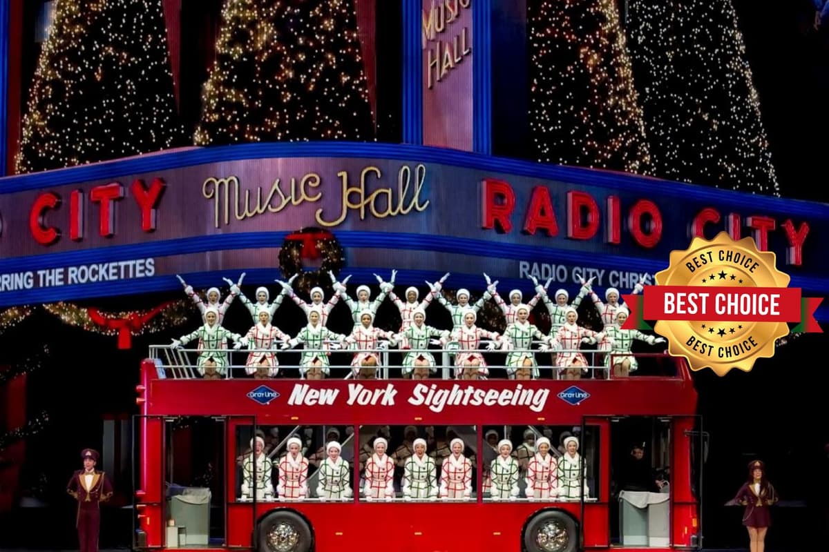 NYC: Spectacular Christmas Extravaganza Rickshaw Tour