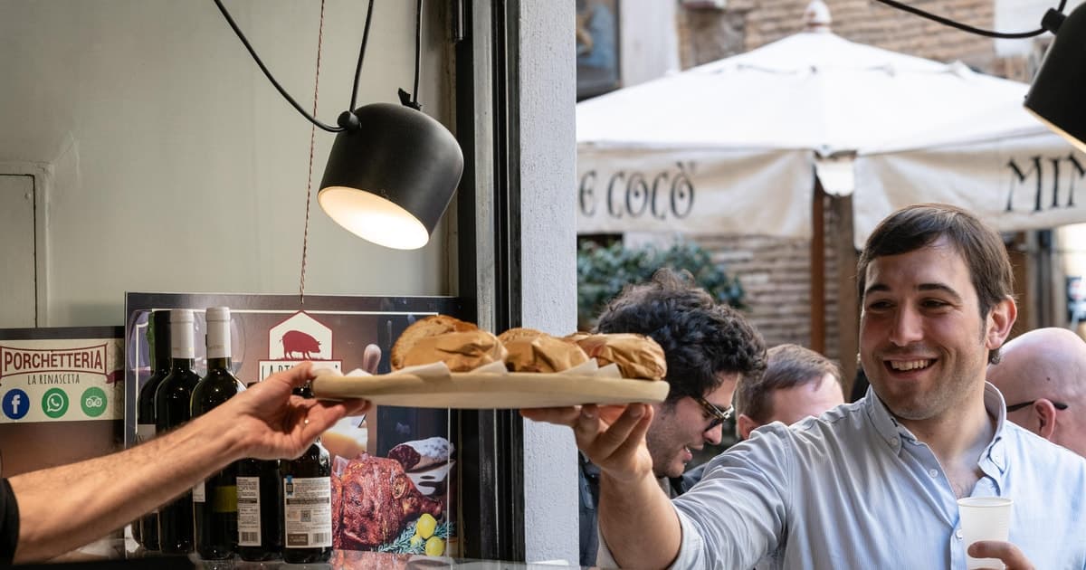 Tour gastronómico por Roma: Trastévere, isla Tiberina y degustaciones locales