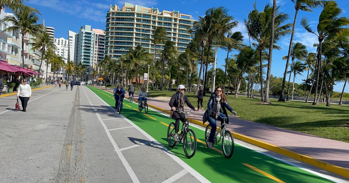Miami: El famoso recorrido en bicicleta por South Beach