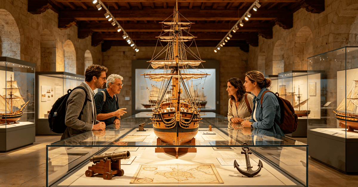 Barcelona: Maritime Museum Guided & Coastline Walking Tour