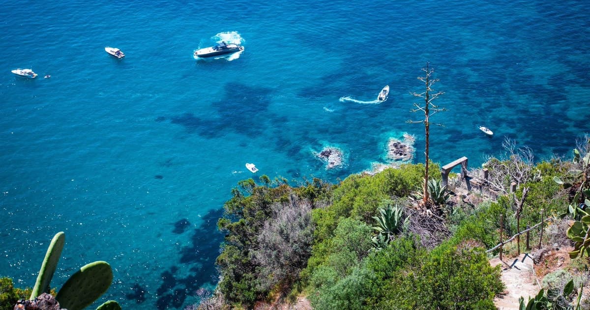 From Naples: Ischia Boat Tour with Cocktail and Lunch