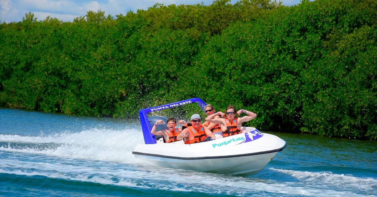 Cancún: Aventura en la selva con lancha rápida y snorkel