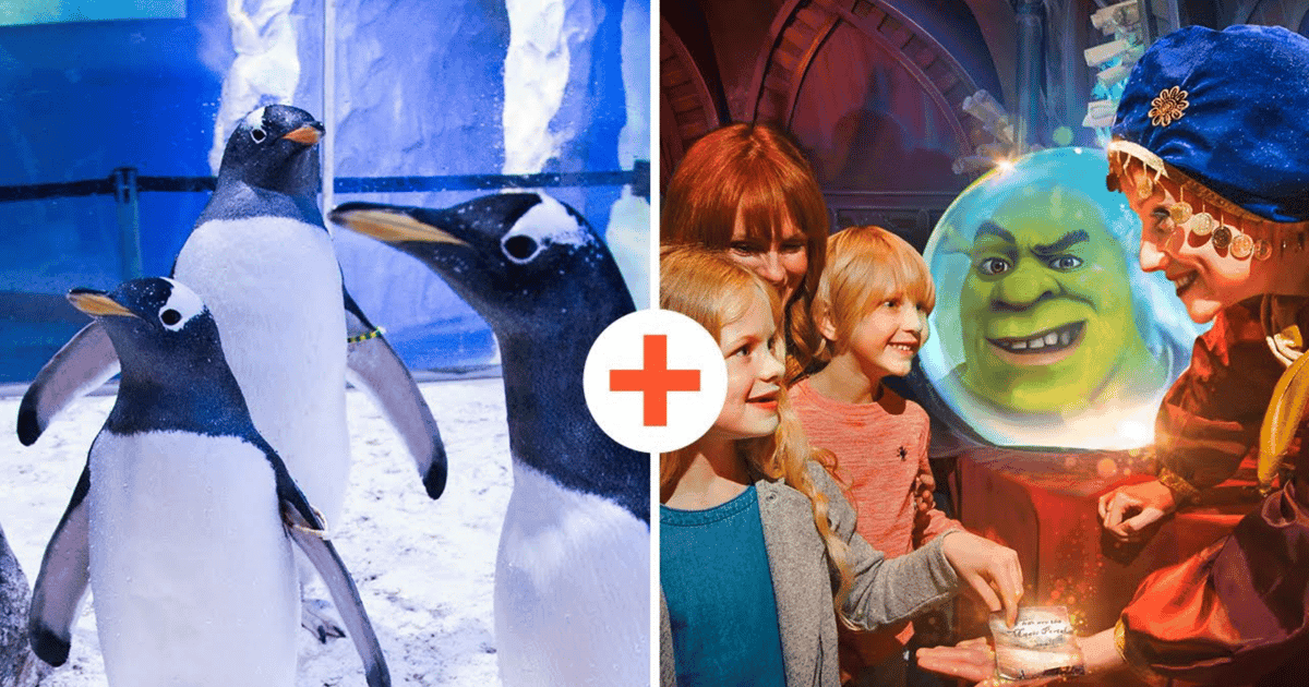 SEA LIFE London & DreamWorks Shrek's Adventure: Combo Ticket