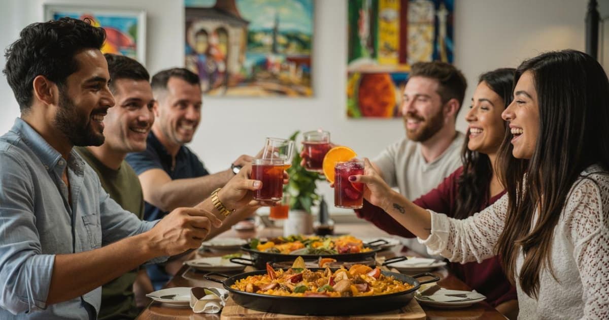Paella Cooking Class with Market Visit, Tapas and Sangria