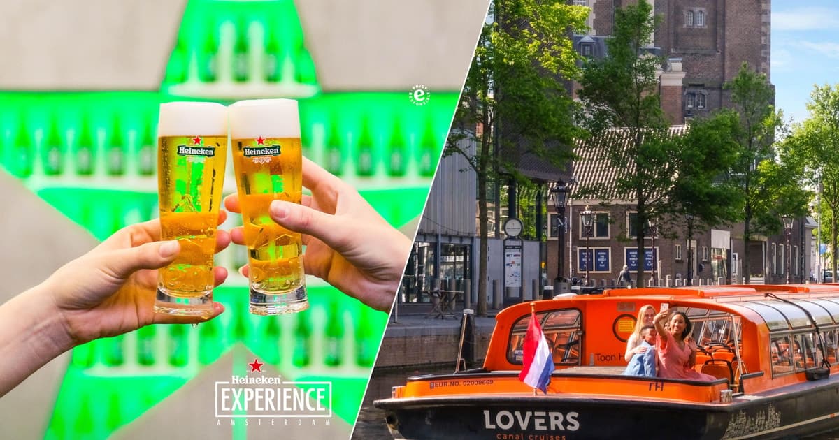 Ámsterdam: paseo en barco por el canal y Heineken Experience
