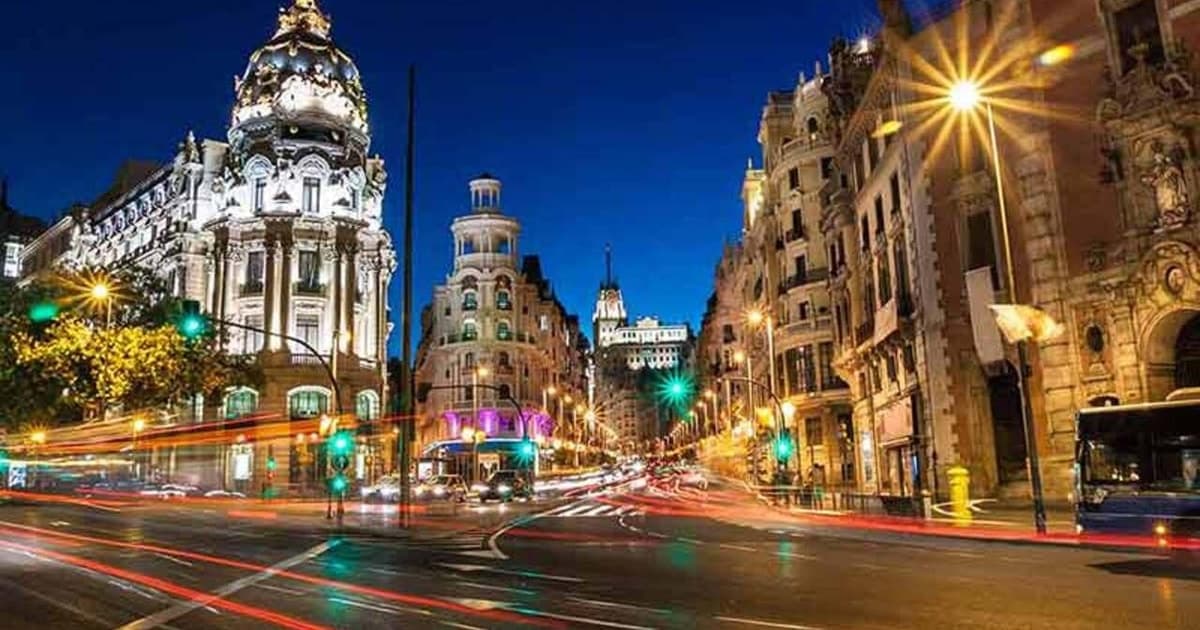 Madrid: Big Bus Panoramic Night Tour by Open-top Bus