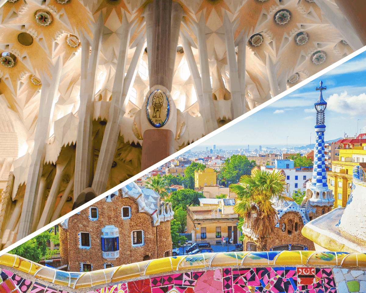 Barcelona: Sagrada Familia with Towers and Park Güell Tour