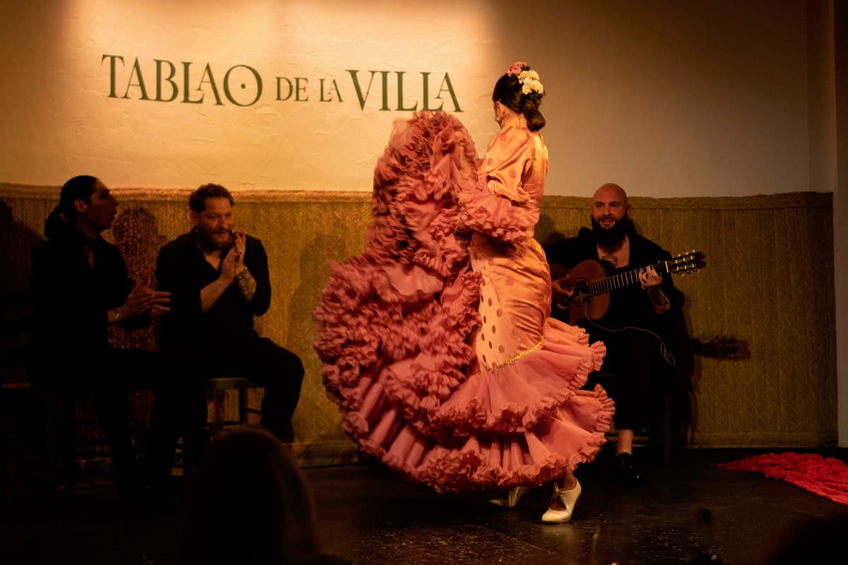 Madrid: Espectáculo Flamenco Tablao de La Villa