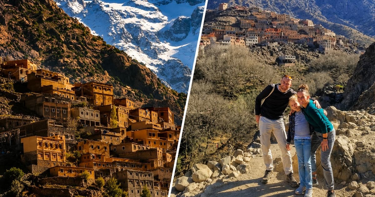 Desde Marrakech: excursión de 1 día al desierto, el Atlas y las cascadas